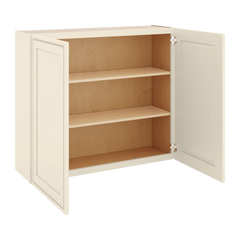 J&K Pearl Glazed H9 Double Door Wall Cabinet - 42" W x 36" H