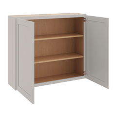 CNC Luxor Misty Grey 42" W X 36" H Double Door Wall Cabinet