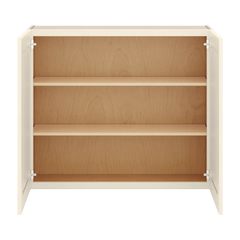 J&K Pearl Glazed H9 Double Door Wall Cabinet - 42" W x 36" H