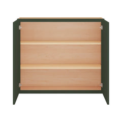 Modernform Cabinet Slim Sage Green 42" W X 36" H X 12" D Double Door Wall Cabinet
