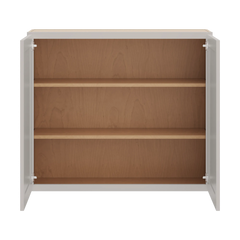 CNC Luxor Misty Grey 42" W X 36" H Double Door Wall Cabinet