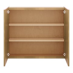 J&K Butterscotch B8 Double Door Wall Cabinet - 42" W x 36" H