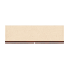 J&K Mahogany J5 Double Door Wall Cabinet - 42" W x 36" H