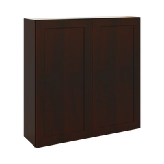 J&K Java Coffee S1 Double Door Wall Cabinet - 42" W x 42" H