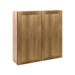 J&K Butterscotch B8 Double Door Wall Cabinet - 42" W x 42" H