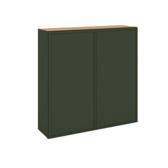 Modernform Cabinet Slim Sage Green 42" W X 42" H X 12" D Double Door Wall Cabinet