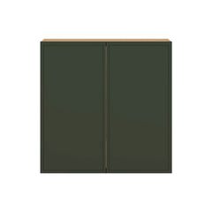 Modernform Cabinet Slim Sage Green 42" W X 42" H X 12" D Double Door Wall Cabinet