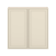 J&K Pearl Glazed H9 Double Door Wall Cabinet - 42" W x 42" H