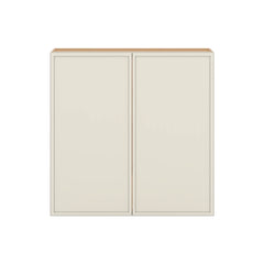 Modernform Cabinet Slim Dove White 42" W X 42" H X 12" D Double Door Wall Cabinet