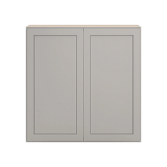 CNC Luxor 5-Piece Misty Grey 42" W X 42" H Double Door Wall Cabinet