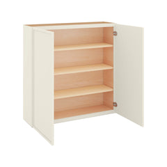 Modernform Cabinet Slim Dove White 42" W X 42" H X 12" D Double Door Wall Cabinet