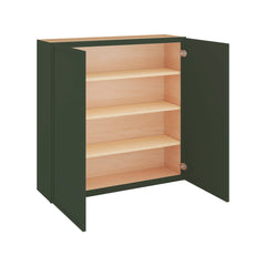 Modernform Cabinet Slim Sage Green 42" W X 42" H X 12" D Double Door Wall Cabinet