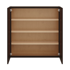 J&K Java Coffee S1 Double Door Wall Cabinet - 42" W x 42" H