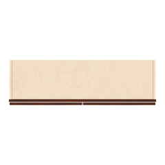J&K Mahogany J5 Double Door Wall Cabinet - 42" W x 42" H