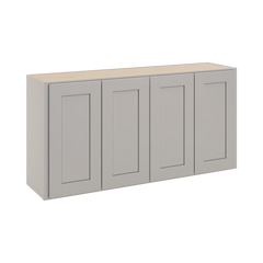 CNC Luxor 5-Piece Misty Grey 48" W X 24" H Four Door Wall Cabinet