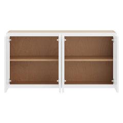 CNC Luxor 5-Piece White 48" W X 24" H Four Door Wall Cabinet