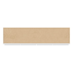 CNC Luxor 5-Piece White 48" W X 24" H Four Door Wall Cabinet