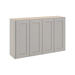 CNC Luxor 5-Piece Misty Grey 48" W X 30" H Double Door Wall Cabinet