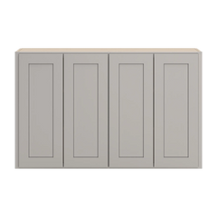 CNC Luxor 5-Piece Misty Grey 48" W X 30" H Double Door Wall Cabinet