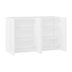 Wall Kitchen Cabinet W4830 Alpina White LessCare 48 in. width 30 in. height 12 in. depth