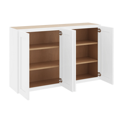 CNC Luxor 5-Piece White 48" W X 30" H Double Door Wall Cabinet
