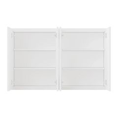 Wall Kitchen Cabinet W4830 Alpina White LessCare 48 in. width 30 in. height 12 in. depth