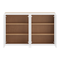CNC Luxor 5-Piece White 48" W X 30" H Double Door Wall Cabinet