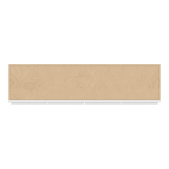 CNC Luxor 5-Piece White 48" W X 30" H Double Door Wall Cabinet