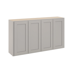 CNC Luxor 5-Piece Misty Grey 54" W X 30" H Double Door Wall Cabinet