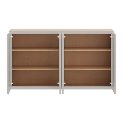 CNC Luxor 5-Piece Misty Grey 54" W X 30" H Double Door Wall Cabinet