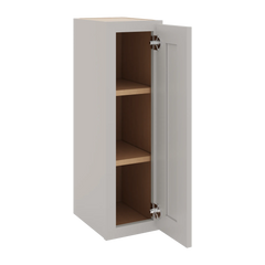 CNC Luxor Misty Grey 09" W X 30" H Single Door Wall Cabinet