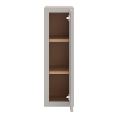 CNC Luxor Misty Grey 09" W X 30" H Single Door Wall Cabinet