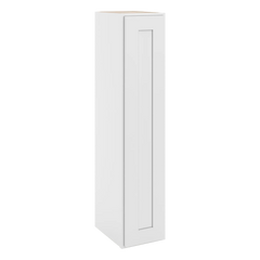 CNC Luxor 5-Piece White 09" W X 42" H Single Door Wall Cabinet