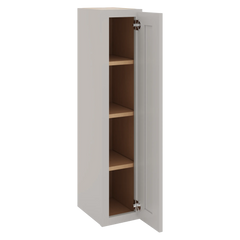 CNC Luxor 5-Piece Misty Grey 09" W X 42" H Single Door Wall Cabinet
