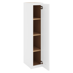 CNC Luxor 5-Piece White 09" W X 42" H Single Door Wall Cabinet