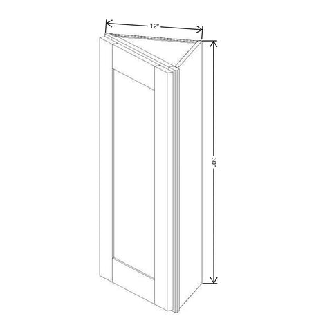 Fabuwood Allure Fusion Dove 12"W X 30"H Wall End 
