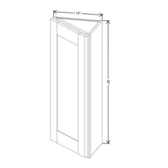 Fabuwood Allure Luxe Forest Green 12" W X 30" H X 12" D Wall End Cabinet