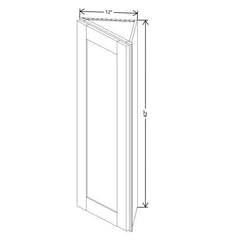 Fabuwood Allure Luxe Hunter Green 12" W X 42" H X 12" D Wall End Cabinet