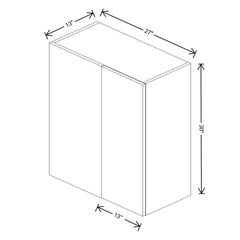 Fabuwood Ovela Catalina Woodline 4 27" W X 30" H X 13" D Single Door Blind Corner Wall Cabinet