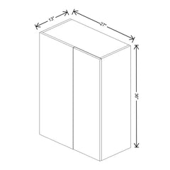 Fabuwood Ovela Catalina Ida 2 27" W X 36" H X 13" D Single Door Blind Corner Wall Cabinet