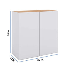 Modernform Cabinet Matte White 30" W X 30" H X 12" D Single Door Blind Corner Wall Cabinet