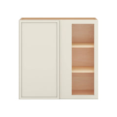 Modernform Cabinet Slim Dove White 30" W X 30" H X 12" D Single Door Blind Corner Wall Cabinet