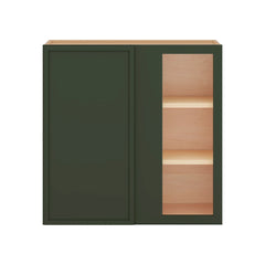 Modernform Cabinet Slim Sage Green 30" W X 30" H X 12" D Single Door Blind Corner Wall Cabinet
