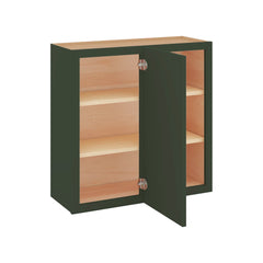 Modernform Cabinet Slim Sage Green 30" W X 30" H X 12" D Single Door Blind Corner Wall Cabinet