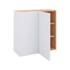 Modernform Cabinet Matte White 30" W X 30" H X 12" D Single Door Blind Corner Wall Cabinet