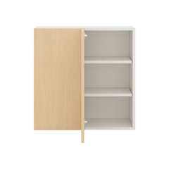 Modernform Cabinet Natural Oak 30" W X 30" H X 12" D Single Door Blind Corner Wall Cabinet