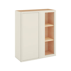 Modernform Cabinet Slim Dove White 30" W X 36" H X 12" D Single Door Blind Corner Wall Cabinet