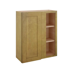 Modernform Cabinet Natural Shaker 30" W X 36" H X 12" D Single Door Blind Corner Wall Cabinet