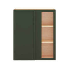 Modernform Cabinet Slim Sage Green 30" W X 36" H X 12" D Single Door Blind Corner Wall Cabinet