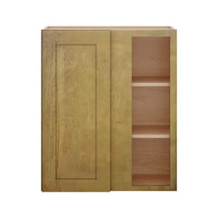 Modernform Cabinet Natural Shaker 30" W X 36" H X 12" D Single Door Blind Corner Wall Cabinet